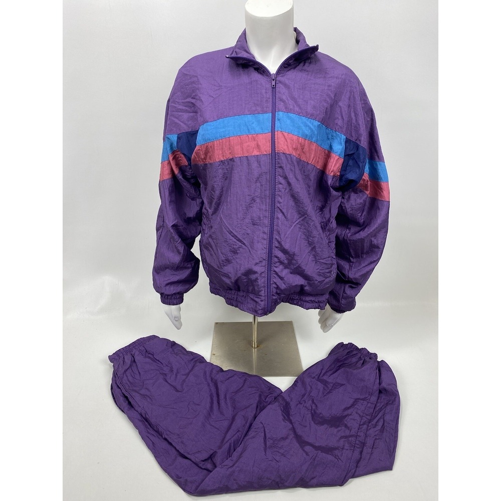 USA‎ Olympics JC Penney Vintage 80s Purple Tracksuit Women's Small